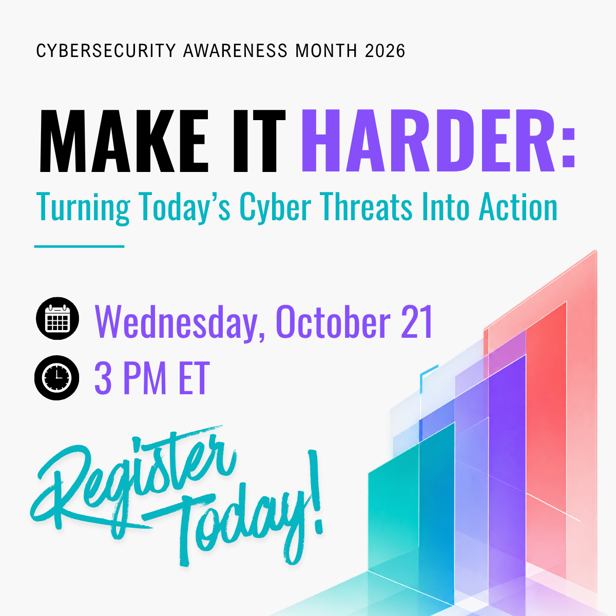 Make It Harder Webinar Image